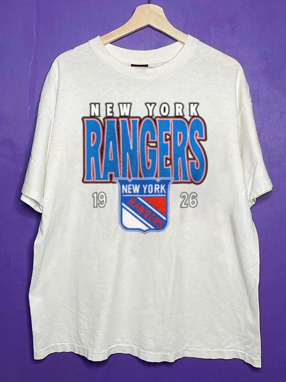 Vintage New York Rangers Hockey Style Shirt, Retro NHL Rangers Unisex Shirt Tee
